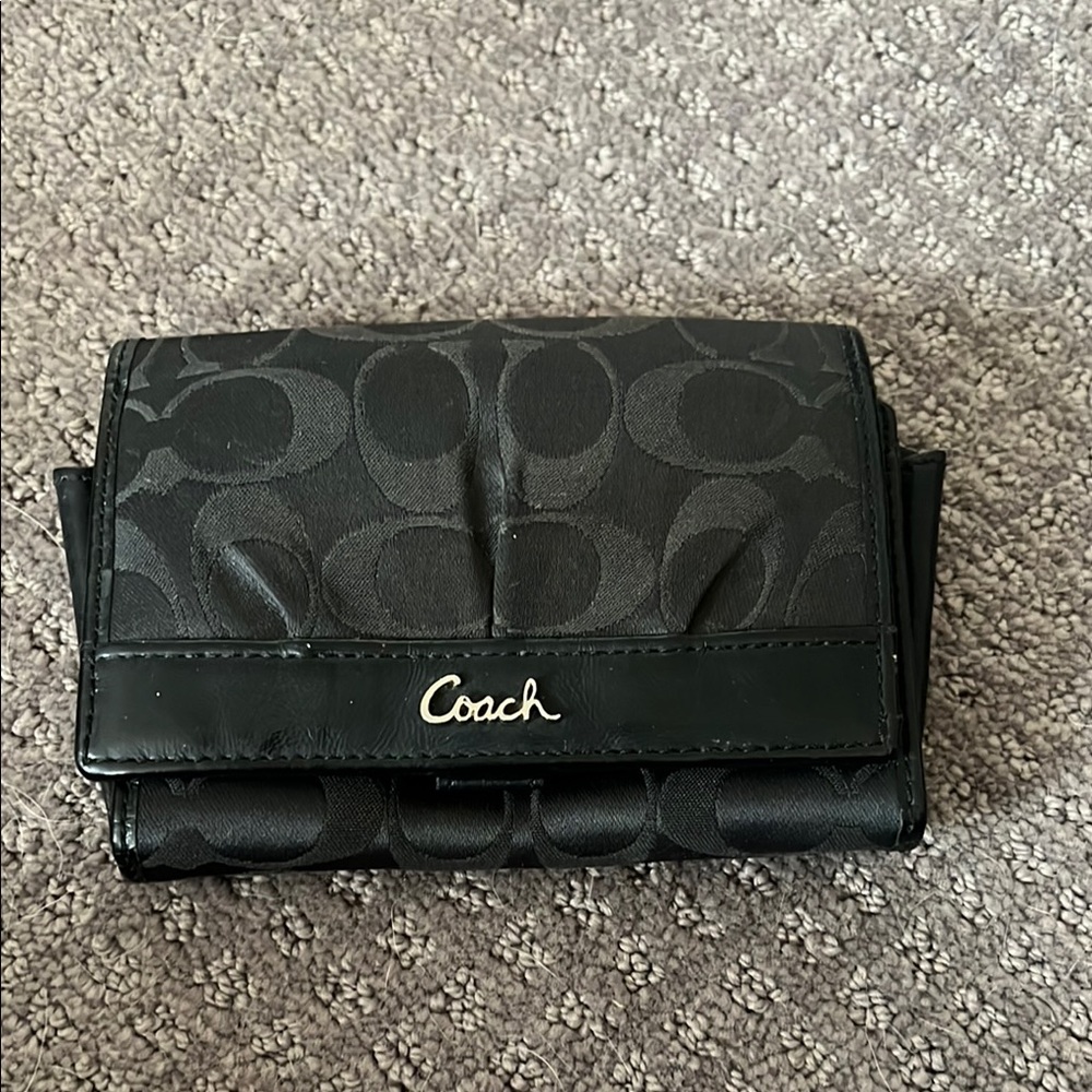 Coach Black Wallet